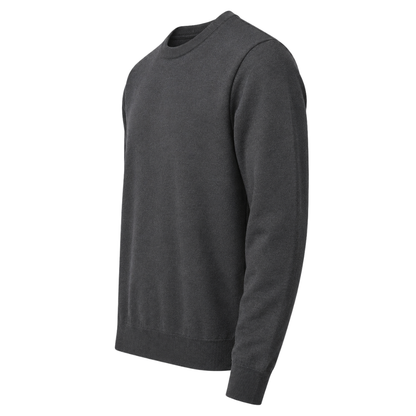Froxey Charcoal Cotton Crewneck Sweater